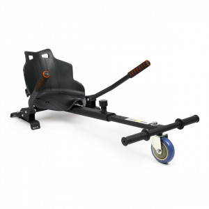 Freewheel kart kit negru pentru scootere electrice (hoverboard) cu rotile intre 6,5 inch si 10 inch