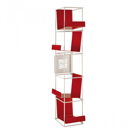 LIBRERIA LIBRO VERTICALE COMPLETA DI MENSOLE