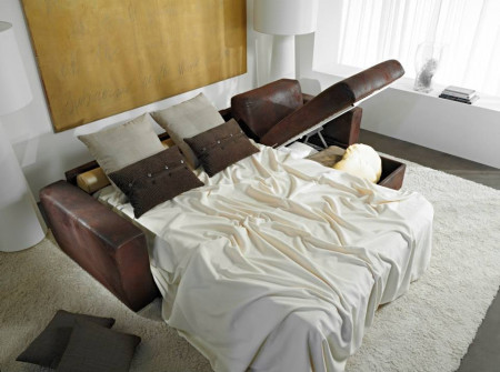 DIVANO LETTO CON PENISOLA CON CONTENITORE HANOI DI HOPPLA