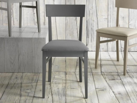 SEDIA MONACO GRIGIO SCURO OM 172 GS DI STONES