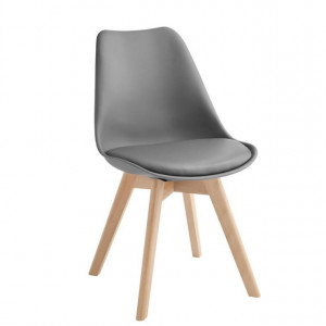 SEDIA DESIGN NORDICO CARLOTTA GRIGIO