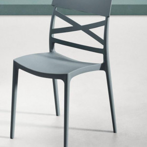 SEDIA DI DESIGN FOLK IN POLIPROPILENE
