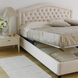 LETTO MATRIMONIALE ZAFFIRO CONTENITORE DI HOPPLÀ
