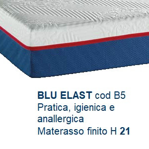 MATERASSO MATRIMONIALE BLU MEMO 3 S