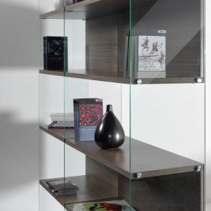 BYBLOS LIBRERIA VETRO PEZZANI HOME COMPOSIZIONE 4