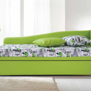 DIVANO LETTO SINGOLO CON SECONDO LETTO ESTRAIBILE ISA 05