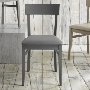 sedia Monaco grigio scuro OM/172GS di Stones