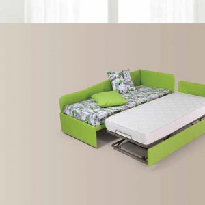 DIVANO LETTO SINGOLO CON SECONDO LETTO ESTRAIBILE ISA 05