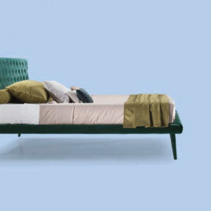 LETTO MATRIMONIALE CON BOTTONI GINEVRA