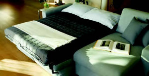 DIVANO CON PENISOLA CONTENITORE E LETTO BONITO