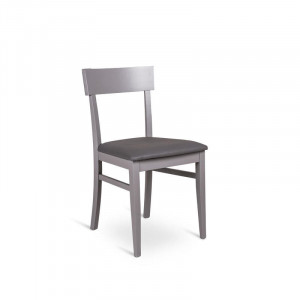 SEDIA MONACO GRIGIO SCURO OM 172 GS DI STONES