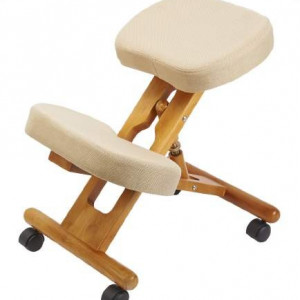 SGABELLO ERGONOMICO IN LEGNO MASSELLO