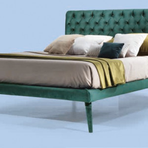 LETTO MATRIMONIALE CON BOTTONI GINEVRA