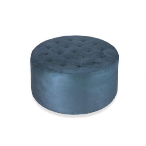 panca pouf tondo in ecopelle capitonneè diametro cm 120