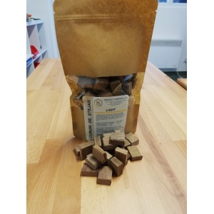 Cuburi stejar frantuzesc prajite light, 250 g