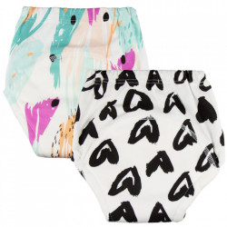 Lányos minták - ElfDiaper 2 darab leszoktatóbugyi (110-es méret, 18kg+)