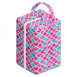 Rombi acuarel - saculet mare ElfDiaper 27x17x17cm