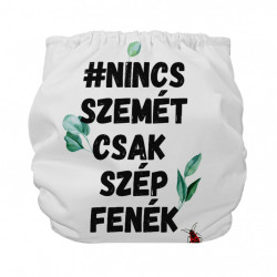 Nincs szemét csak szép fenék M tépőzáras mosható pelenka