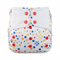Csillagok, csillagok, mondjátok el nekem ElfDiaper pelenka (széles nyílású zsebbel + hasi szivárgásgátlóval)