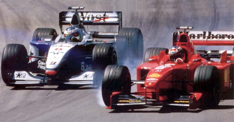 mika hakkinen and michael schumacher