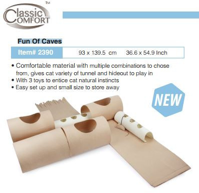 Afp 2390 tunel za macke 140*93cm Classic Comfort - Fun of Caves
