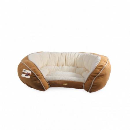 Afp 5321 lezaljka Lamb 78*60*21cm Luxury Lounge Bed Tan M