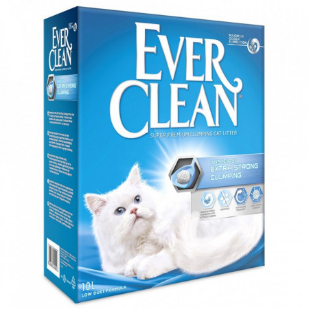 EVER CLEAN 10L EXTRA STRONG UNSCENTED POSIP ZA MAČKE