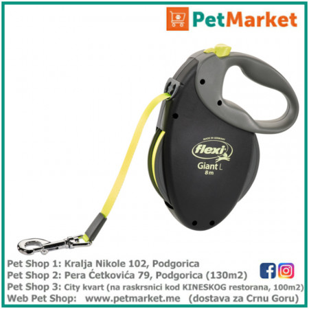 kerbl flexi giant povodac na izvlacenje za pse petmarket petshop podgorica crna gora