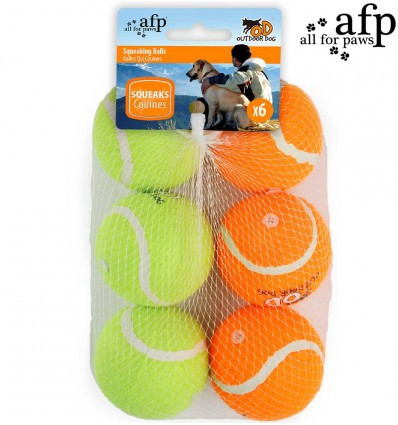 Afp 8091 teniska loptica *6kom obim 6,4cm Outdoor - Squeaking Tennis Ball