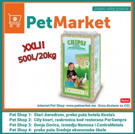 chipsi pilotina 20kg wood chips podgoric crna gora
