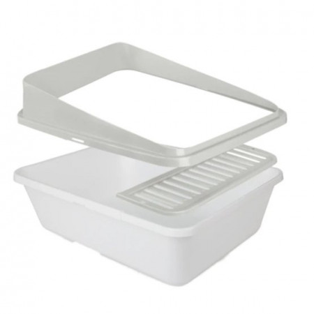 Afp 2500 toalet za macke 43*33*21cm Go Fresh - High Back Cat Litter Box Small - Sand