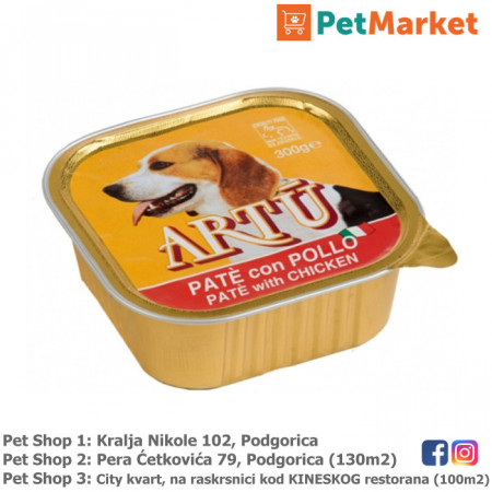 Artu pašteta za pse od piletine 300g