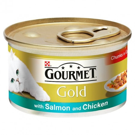 GOURMET Gold Losos i Piletina 85gr