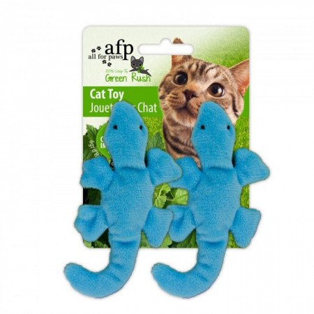 Afp 2096 igracka za macke 6cm Green Rush - Gecko