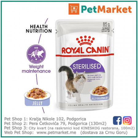 Royal canin sterilised jelly 85g cat