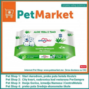 Amore Mio: ALOE VERA - vlažne maramice 40kom za pse i macke