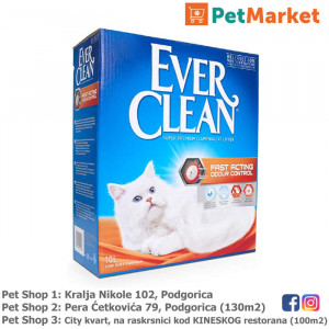 EVER CLEAN posip za mačke Fast Acting Odour Control 10L