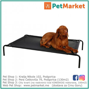KERBL Kauč Dog Couch Vacation black 130x80x20cm