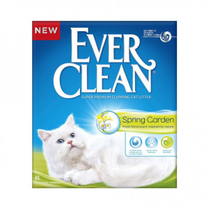EVER CLEAN Posip za mačke Spring Garden 6L