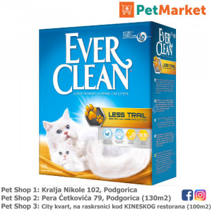 EVER CLEAN Posip za mačke LESS TRAIL 10L