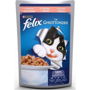 FELIX kesice sa Lososom u želeu 100gr