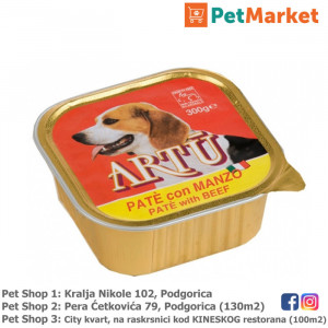 Artu pašteta za pse od govedine 300g