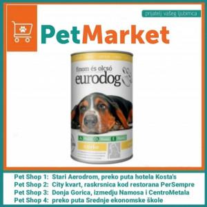 EURODOG konzerva za pse, piletina 415 g