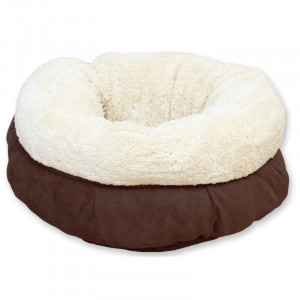 Afp 2137 lezaljka za macke 45x45x25cm Lambswool - Donut Bed - Brown