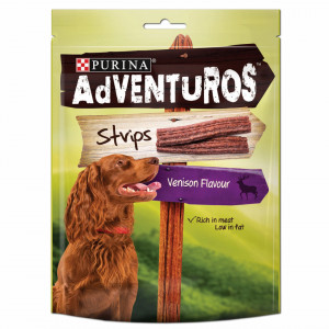 ADVENTUROS Strips sa ukusom divljači - poslastice 90gr