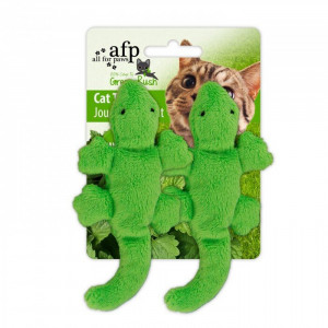 Afp 2096 igracka za macke 6cm Green Rush - Gecko