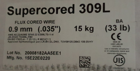 Sarma tubulara HYUNDAI SUPERCORED 309L 0.9mm
