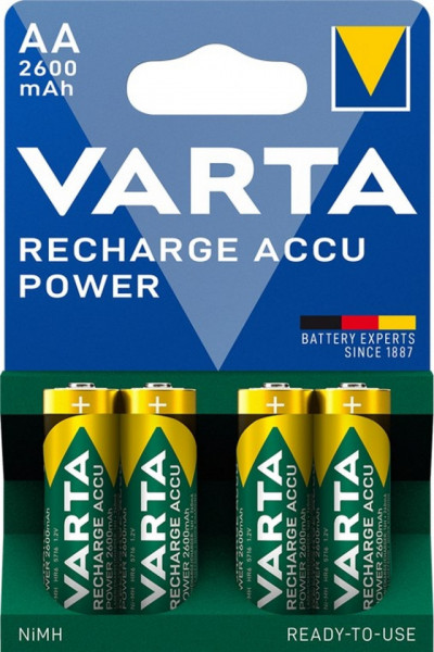 Acumulatori Varta R6 (AA) 2600mAh - 4 buc / blister