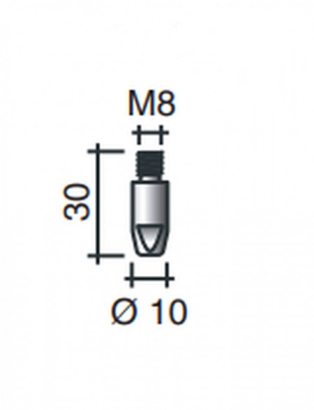 Duza curent CuCrZr M8 1.2mm - 140.0445