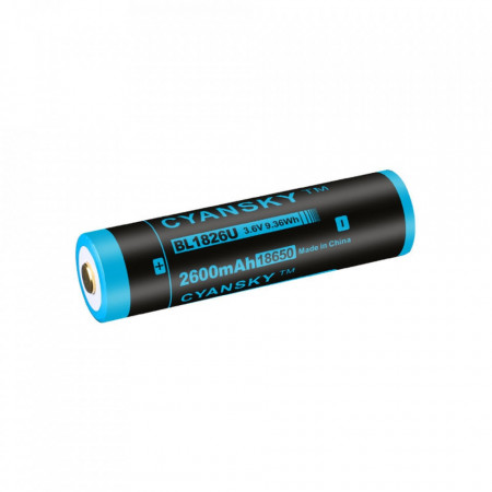 Acumulator Li-ion Cyansky 18650 2600mAh